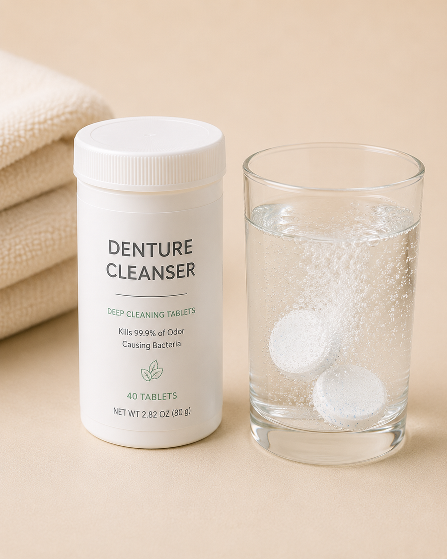 Denture cleanser tablets 40-count - Elder Essentials add-on