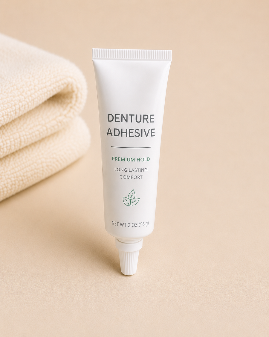 Denture adhesive cream 2oz - Elder Essentials monthly care add-on